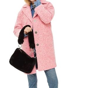⭐️ NWT Topshop Bouclé Cocoon Coat